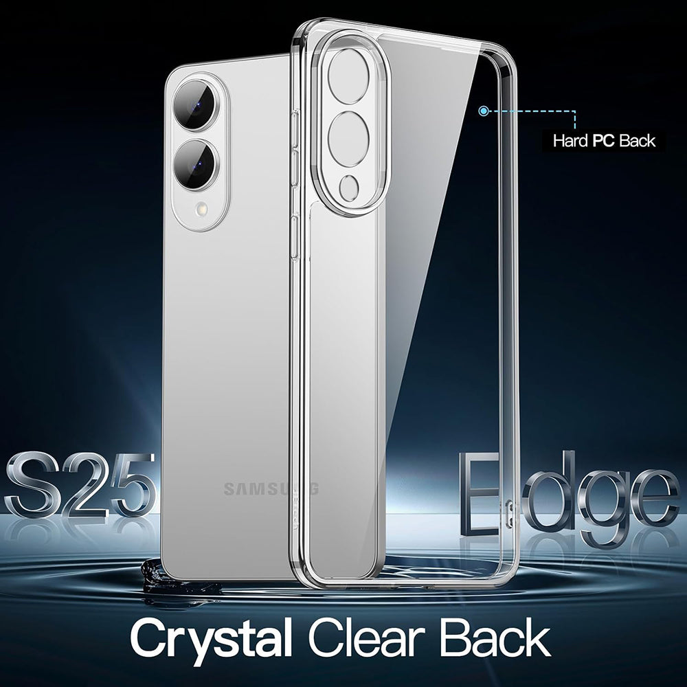 Super Clear Back Case Cover for Samsung Galaxy S25 Edge 5G