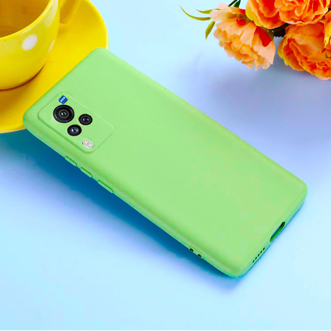 Liquid Silicone Case Cover for Vivo X60 5G