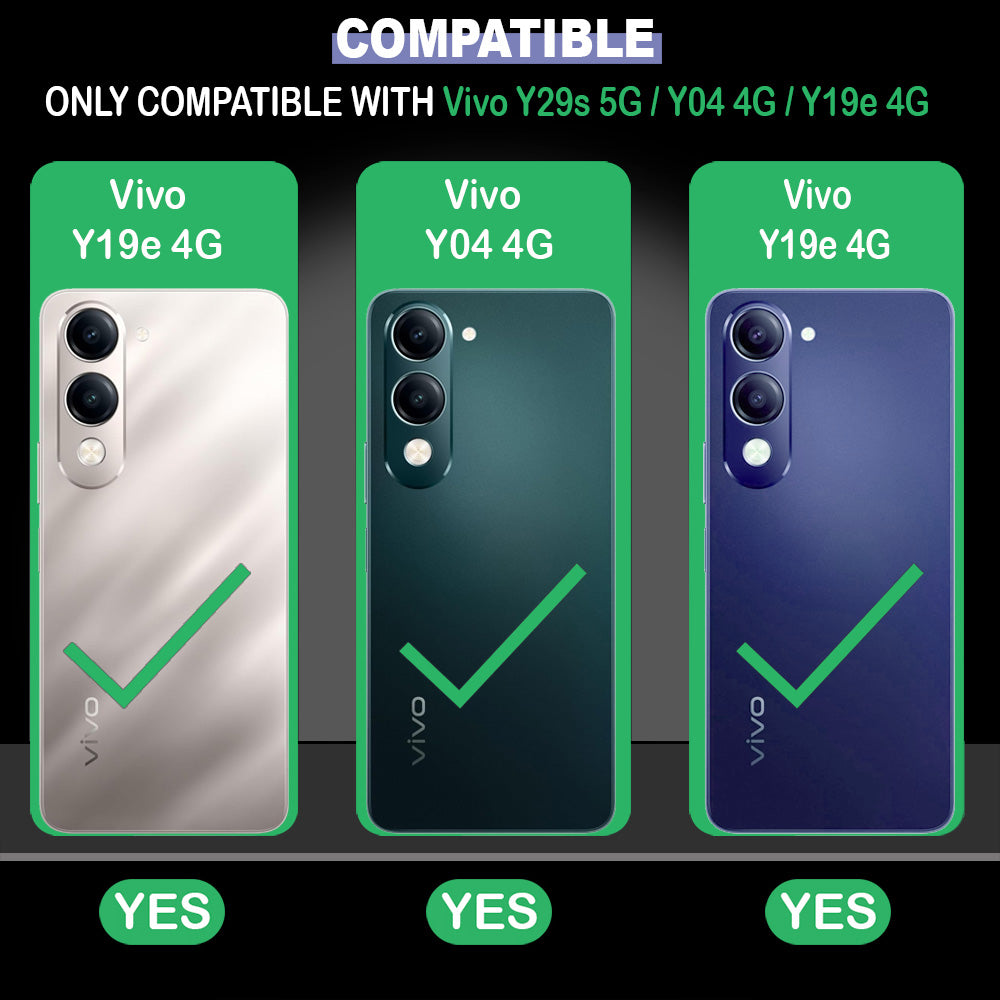 Liquid Silicone Case for Vivo Y19e 4G / Y04 4G / Y29s 5G
