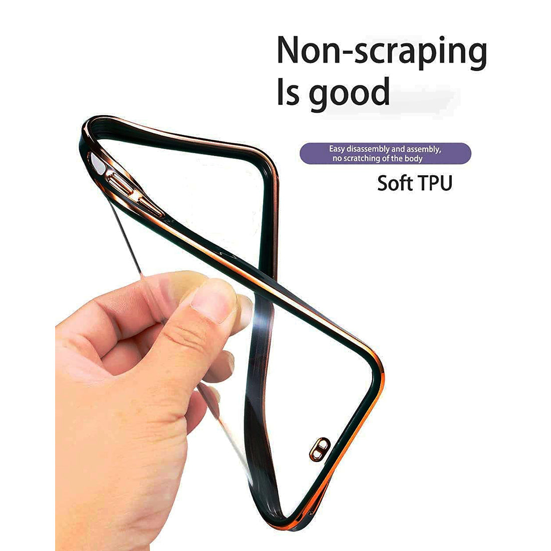 Electroplated Logo View Back Case Cover for Apple iPhone 14 Pro Max