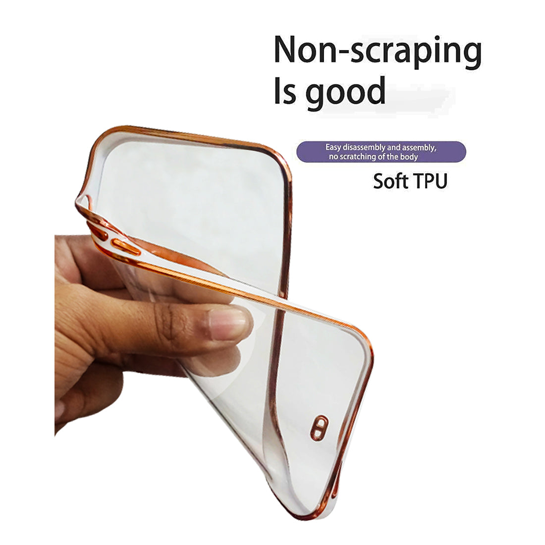 Electroplated Logo View Back Case Cover for Apple iPhone 14 Pro Max