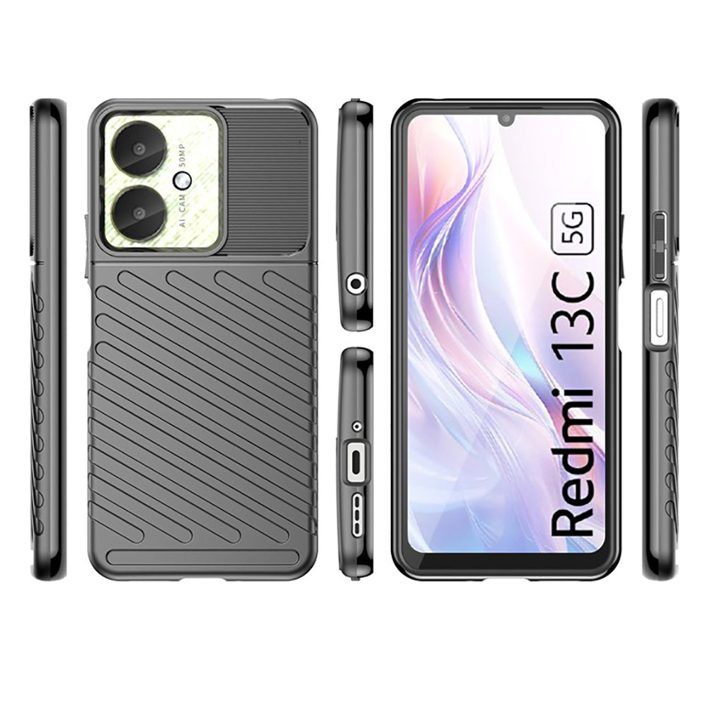 Thunder TPU Cover for Mi Redmi 13C 5G / Poco M6 5G