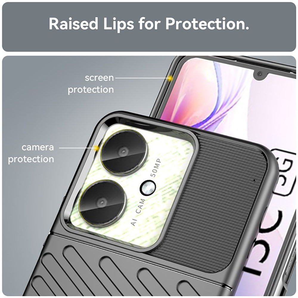 Thunder TPU Cover for Mi Redmi 13C 5G / Poco M6 5G