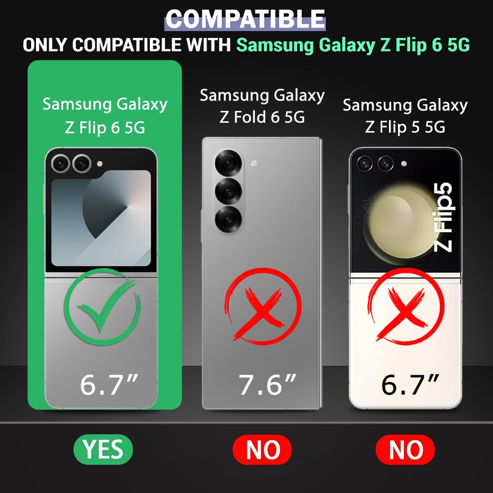 MagSafe Crystal Clear Back Cover for Samsung Galaxy Z Flip6 5G