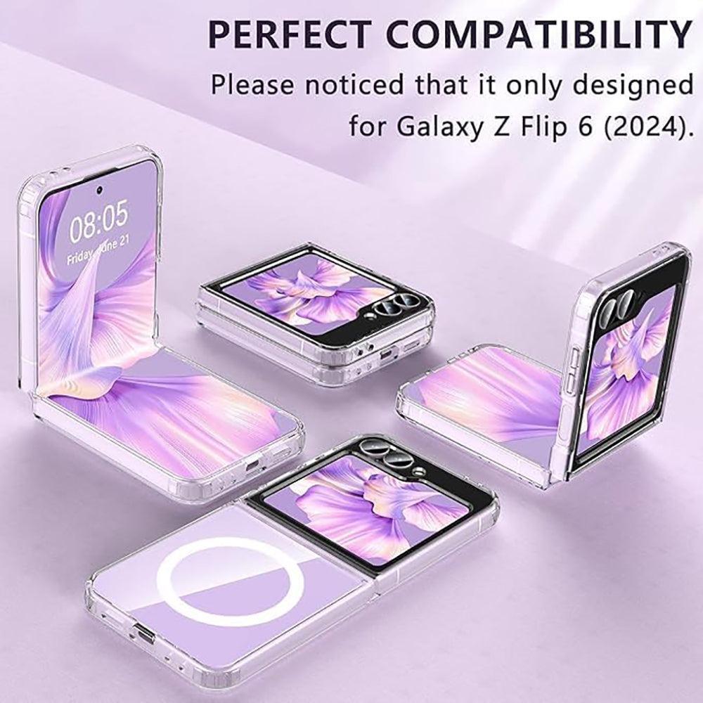 MagSafe Crystal Clear Back Cover for Samsung Galaxy Z Flip6 5G