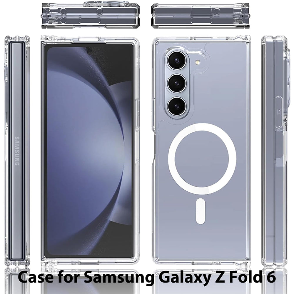 MagSafe Crystal Clear Back Cover for Samsung Galaxy Z Fold6 5G