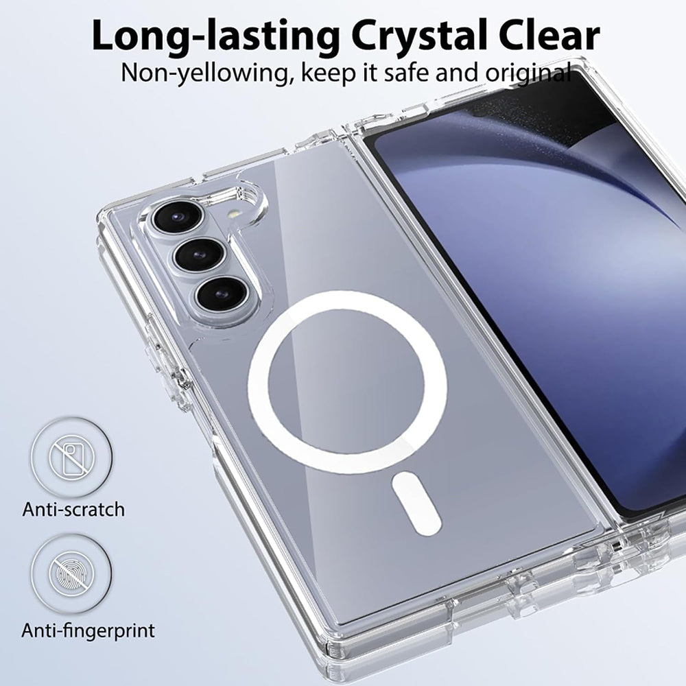MagSafe Crystal Clear Back Cover for Samsung Galaxy Z Fold6 5G