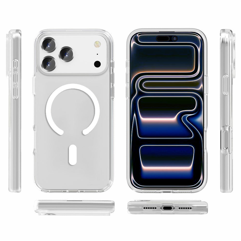 MagSafe Crystal Clear Back Cover for Apple iPhone 17 Pro Max