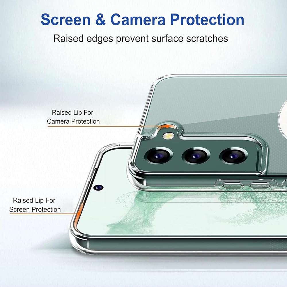 MagSafe Crystal Clear Back Cover for Samsung Galaxy S21 FE 5G