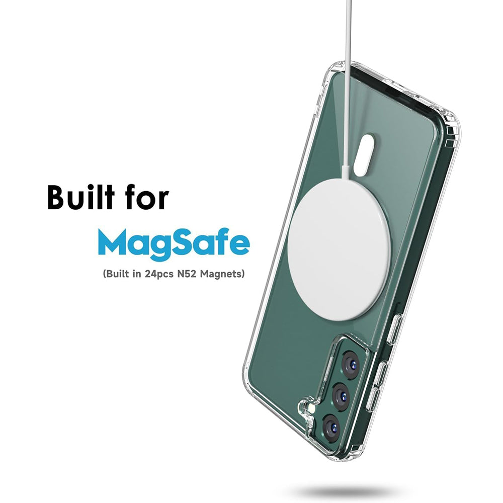 MagSafe Crystal Clear Back Cover for Samsung Galaxy S21 FE 5G
