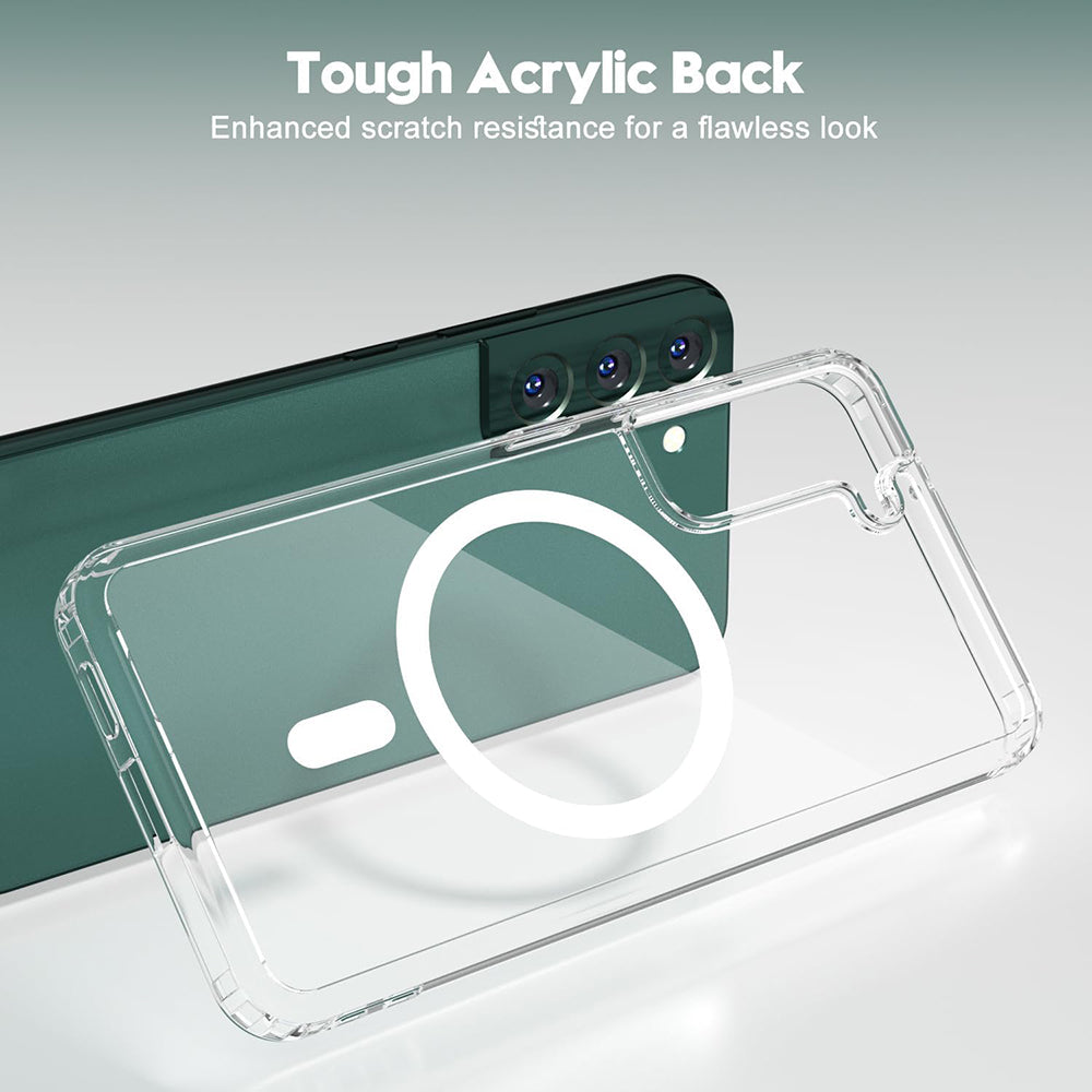 MagSafe Crystal Clear Back Cover for Samsung Galaxy S21 FE 5G
