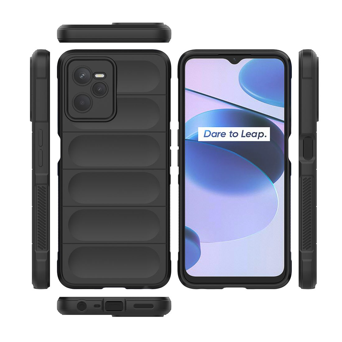 Never Give Up Designer 2D Printed Back Case Cover for Realme C35 4G / Narzo 50A Prime 4G