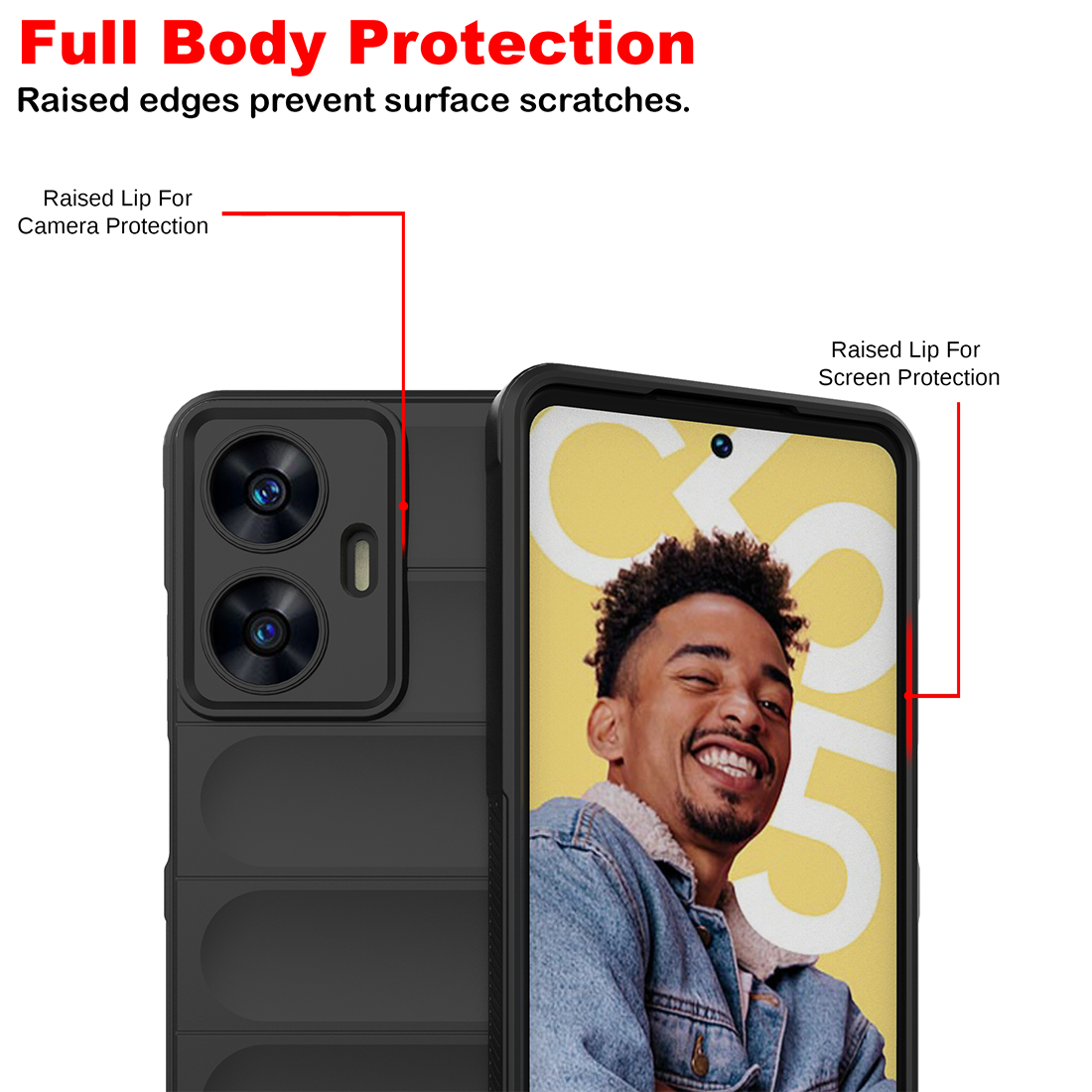 Magic Back Case Cover for Realme C55 4G / Narzo N55 4G