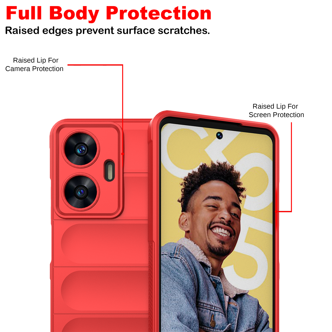 Magic Back Case Cover for Realme C55 4G / Narzo N55 4G