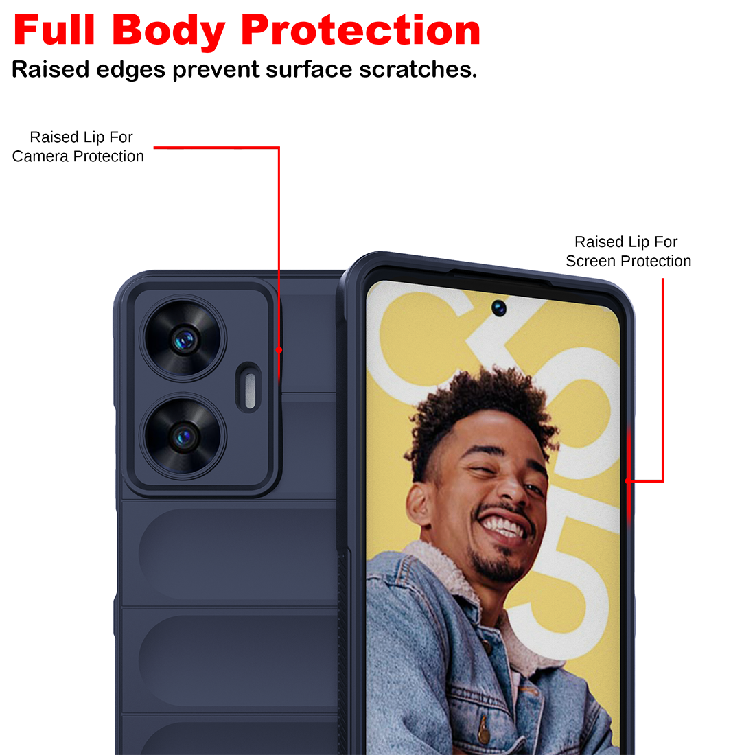 Magic Back Case Cover for Realme C55 4G / Narzo N55 4G