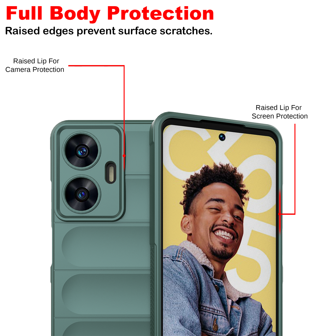 Magic Back Case Cover for Realme C55 4G / Narzo N55 4G