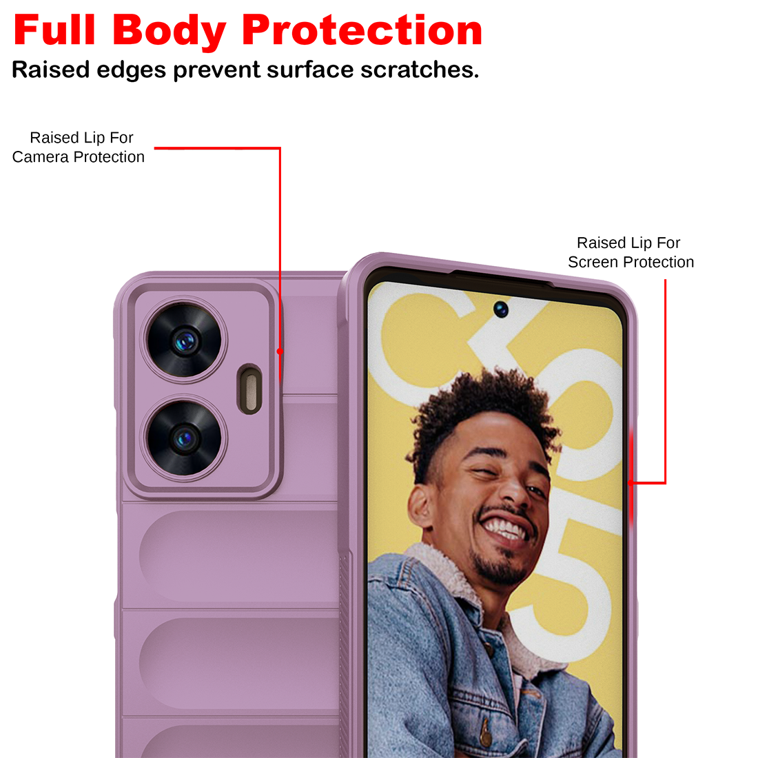 Magic Back Case Cover for Realme C55 4G / Narzo N55 4G