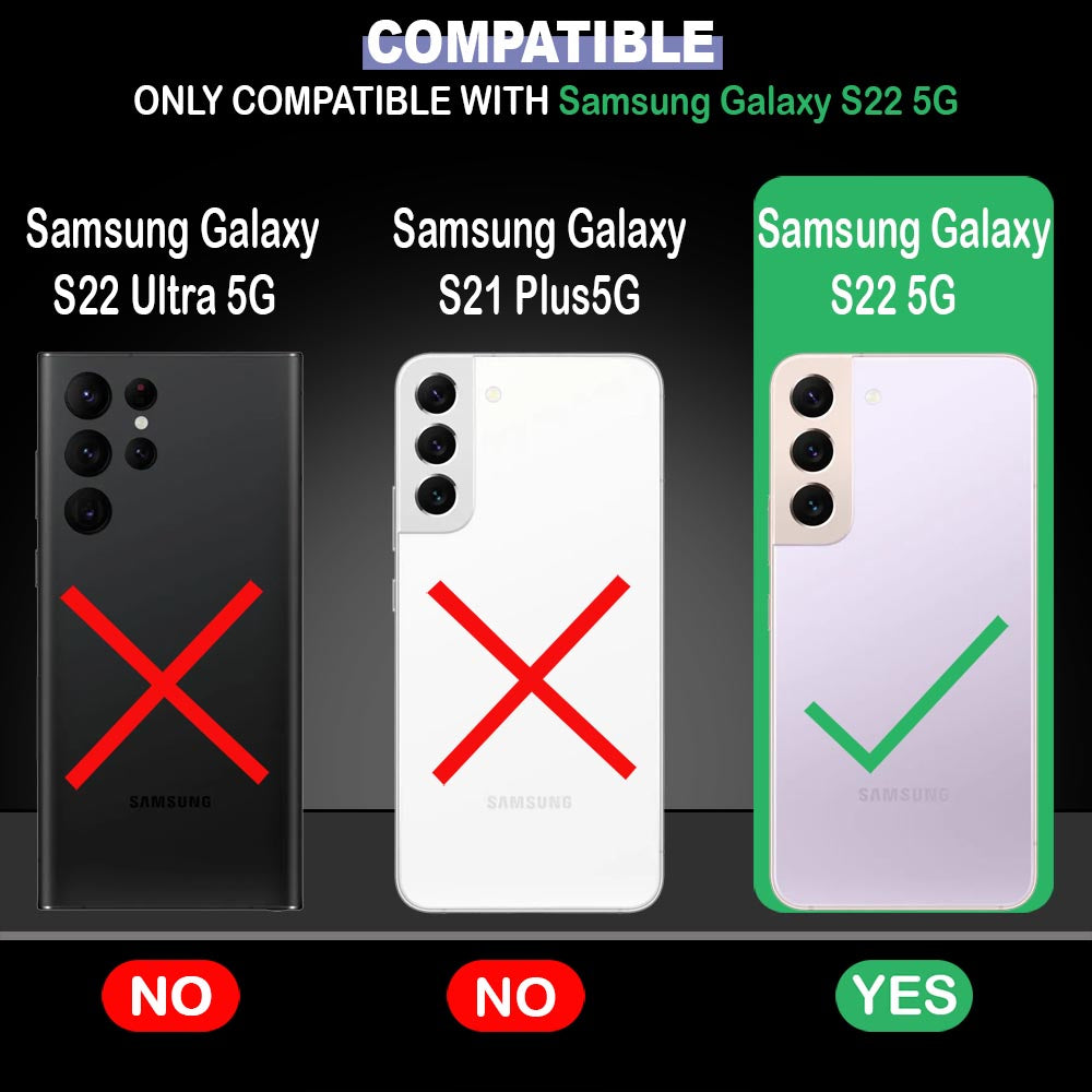 3D Circles Designer 2D Printed Back Case Cover for Samsung Galaxy S22 5G