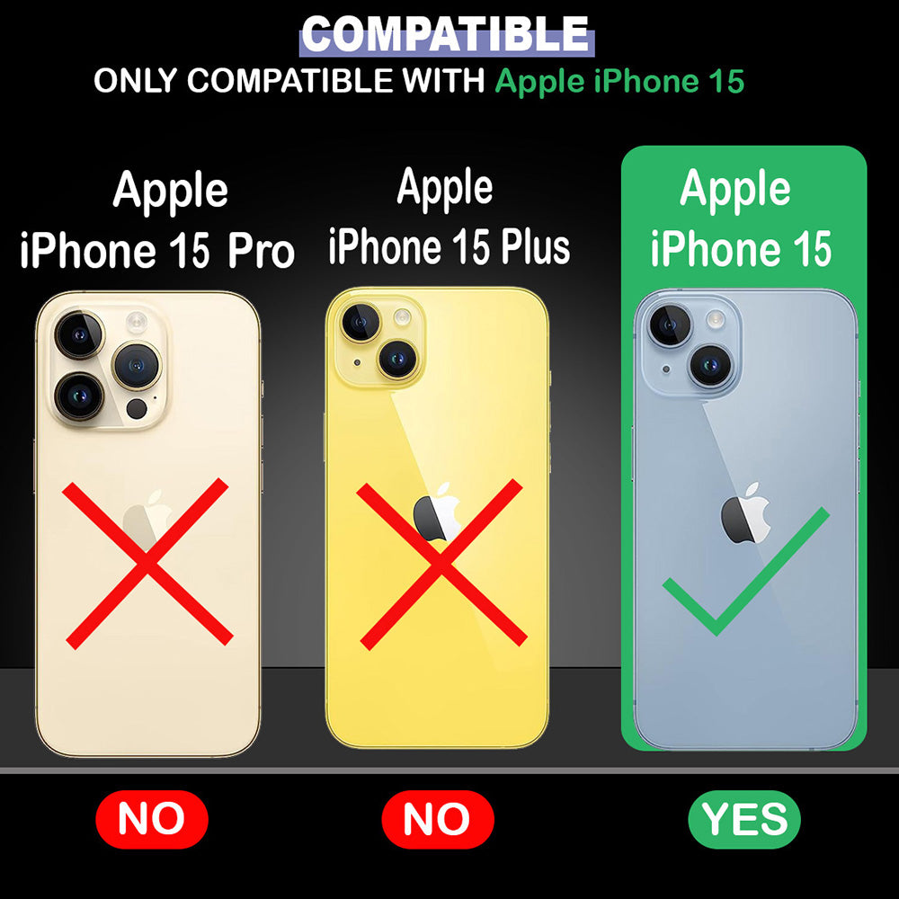 Color Stripes Designer 2D Printed Back Case Cover for Apple iPhone 15