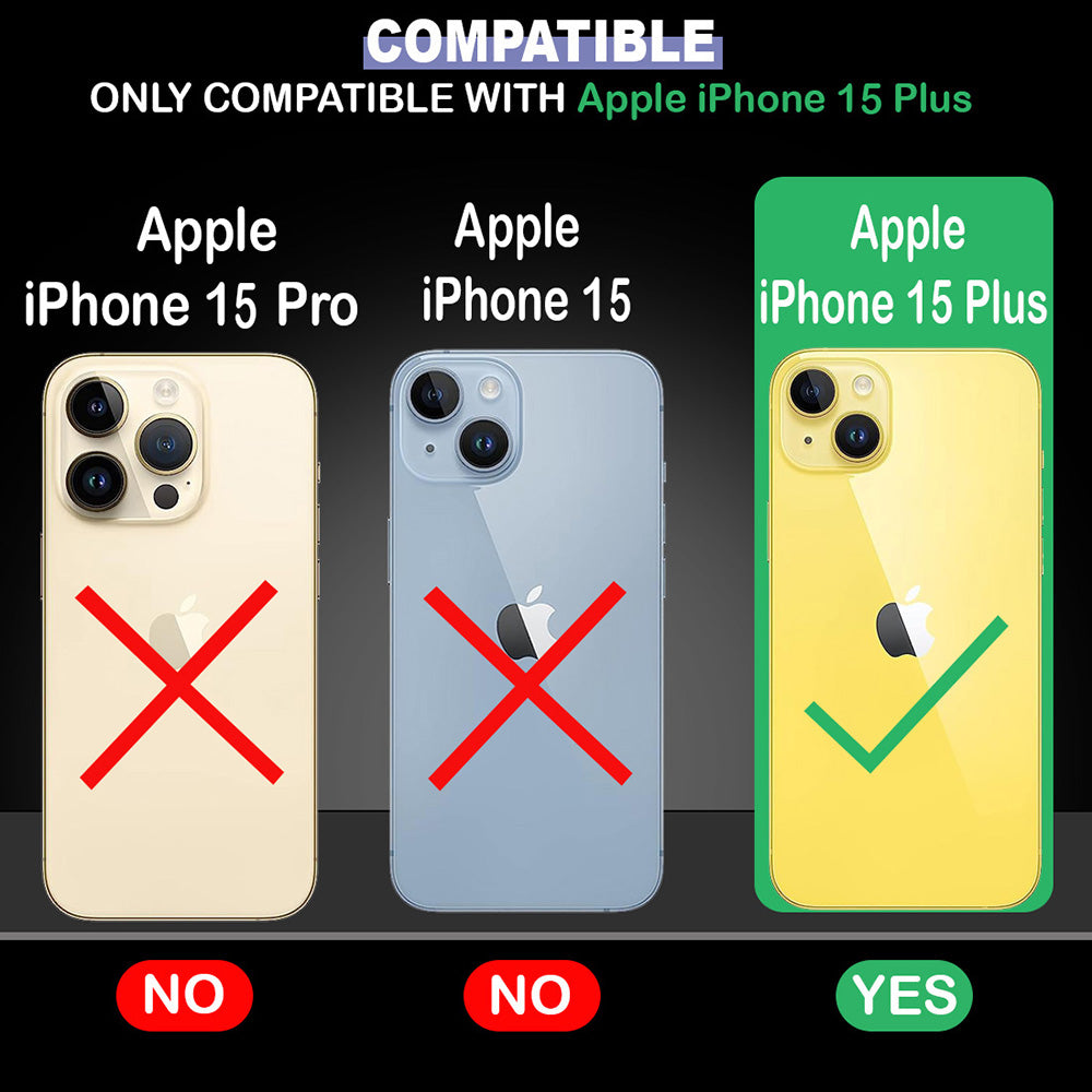 Color Stripes Designer 2D Printed Back Case Cover for Apple iPhone 15 Plus