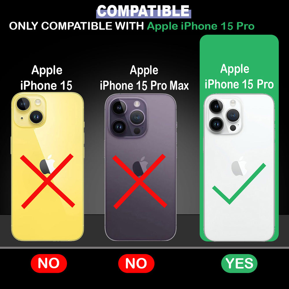 Bubbles Designer 2D Printed Back Case Cover for Apple iPhone 15 Pro