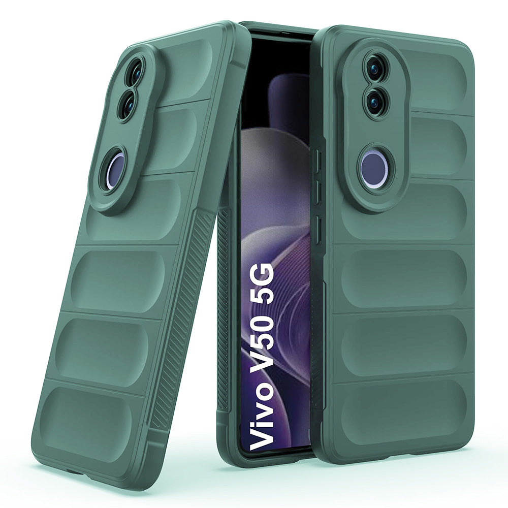 Longstong Custodia Adatta per vivo V50 5G / vivo V50e (6.77), Cover in pelle metallica serie CODE - Nero Longstong Custodia Adatta per vivo V50 5G / vivo V50e (6.77), Cover in pelle metallica serie CODE - Nero