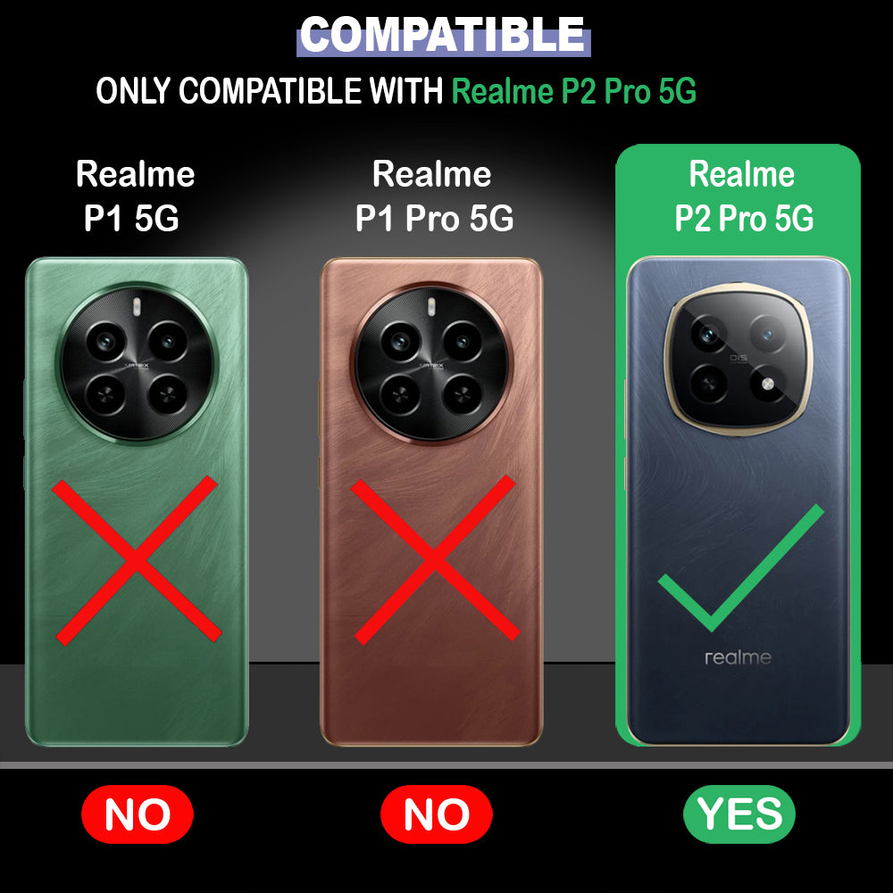 Super Clear Colorfull Smoke Cover for Realme P2 Pro 5G