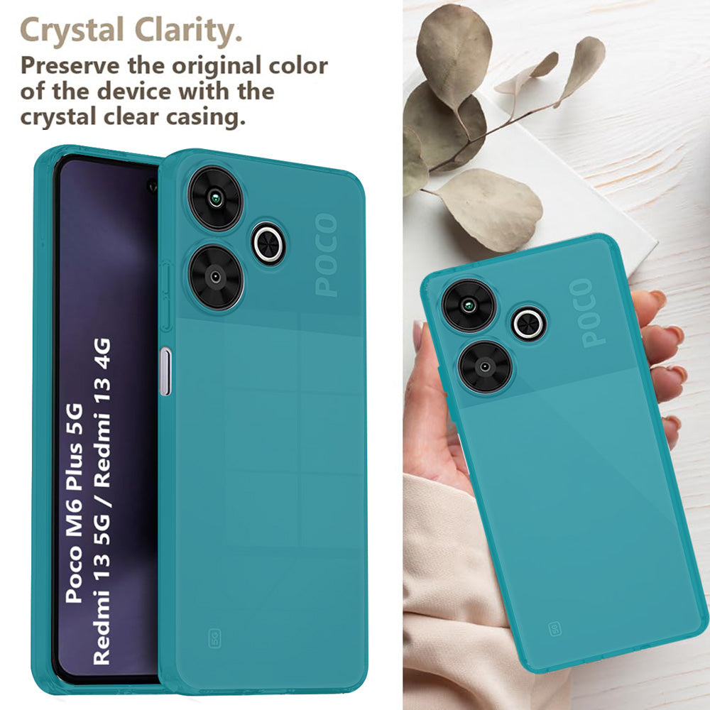 Super Clear Colorfull Smoke Cover for Mi Redmi 13 5G / Poco M6 Plus 5G