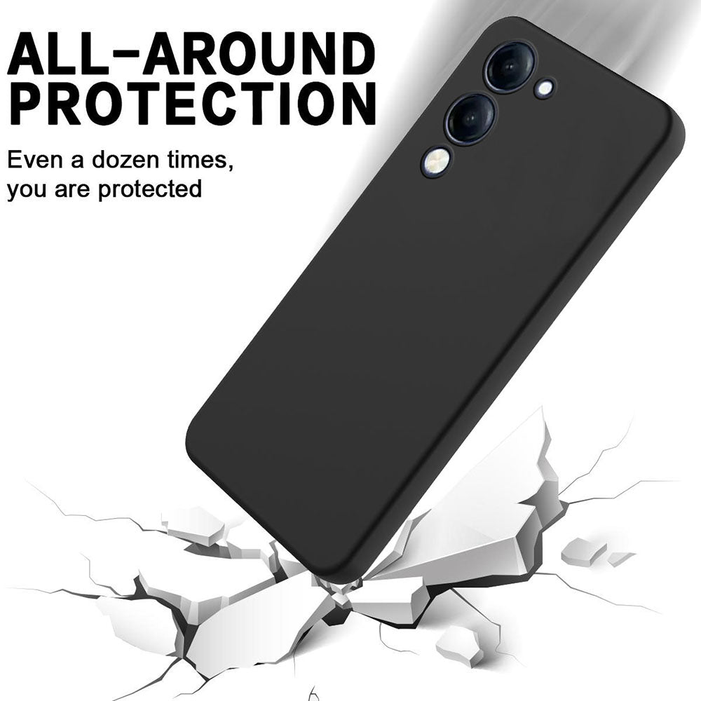 2 MM Liquid Silicone Case for iQOO Z10 Lite 5G / Vivo T4 Lite 5G