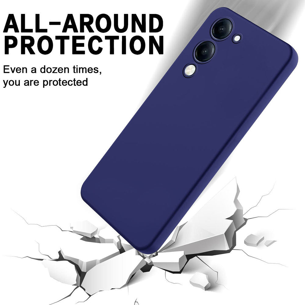 2 MM Liquid Silicone Case for iQOO Z10 Lite 5G / Vivo T4 Lite 5G