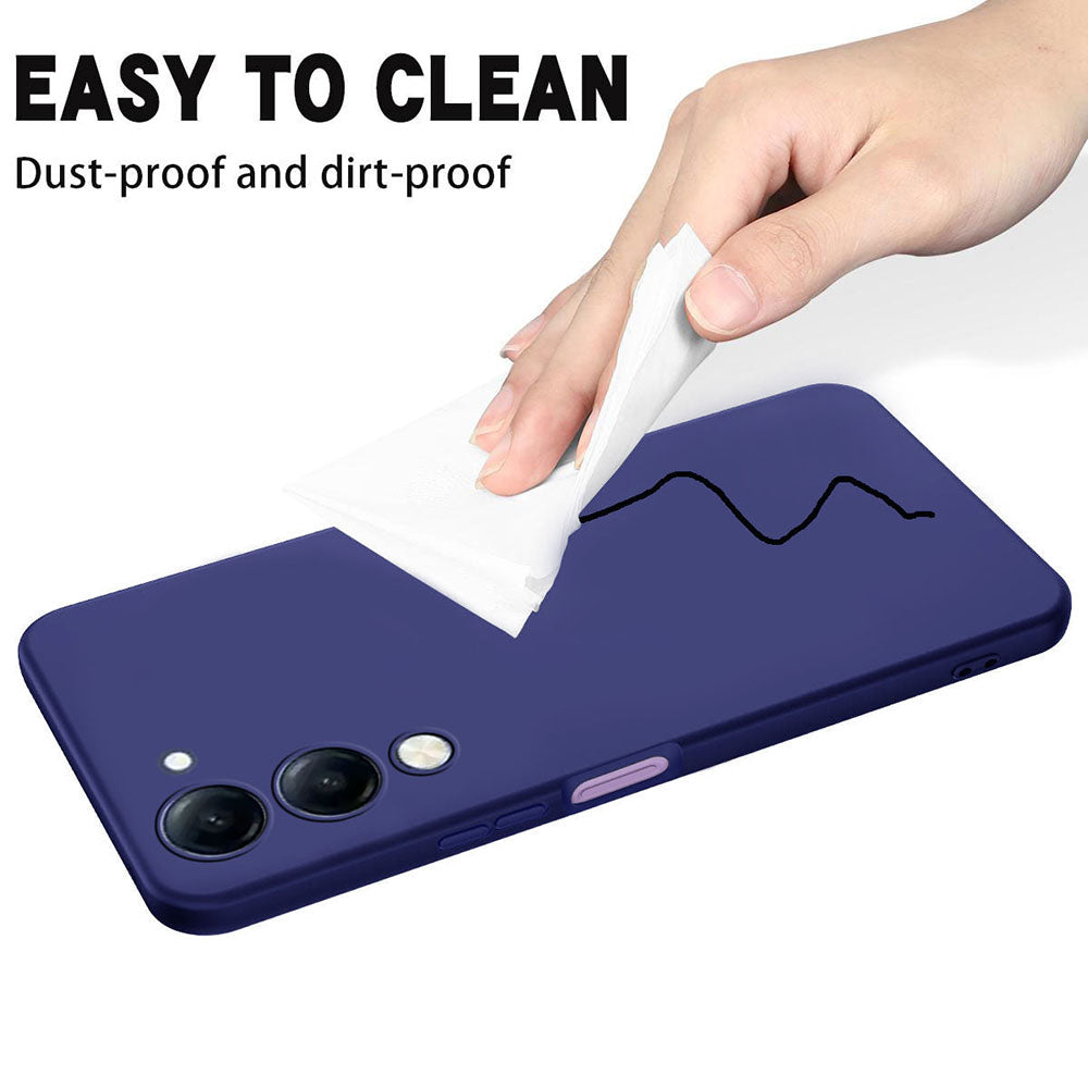 2 MM Liquid Silicone Case for iQOO Z10 Lite 5G / Vivo T4 Lite 5G