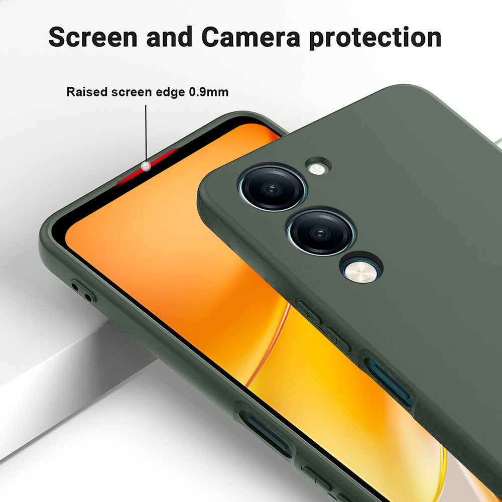 2 MM Liquid Silicone Case for iQOO Z10 Lite 5G / Vivo T4 Lite 5G