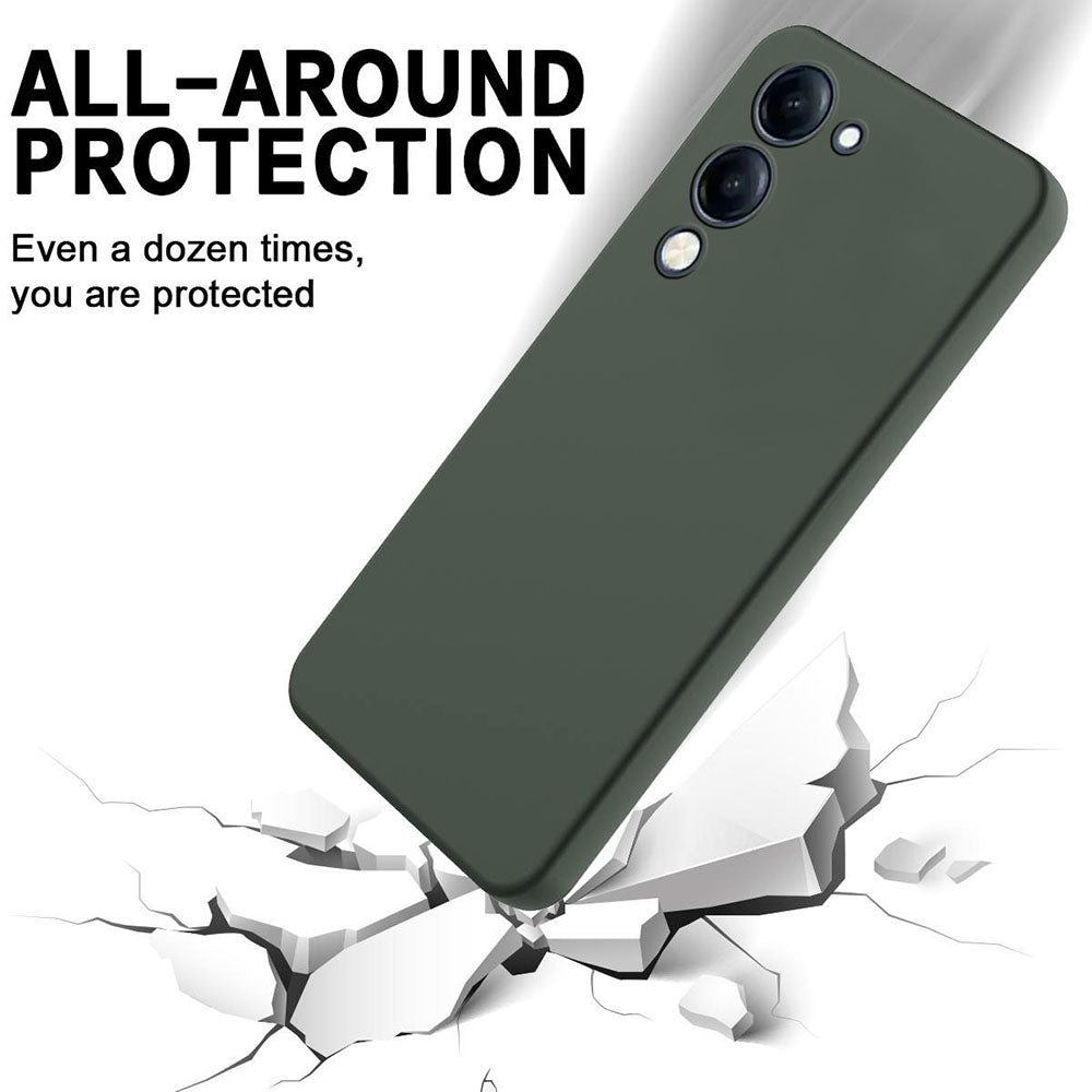 2 MM Liquid Silicone Case for iQOO Z10 Lite 5G / Vivo T4 Lite 5G