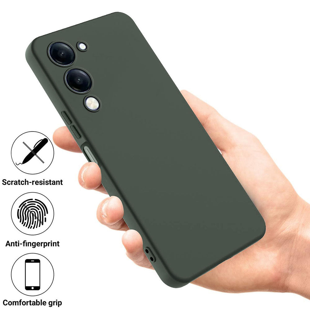 2 MM Liquid Silicone Case for iQOO Z10 Lite 5G / Vivo T4 Lite 5G