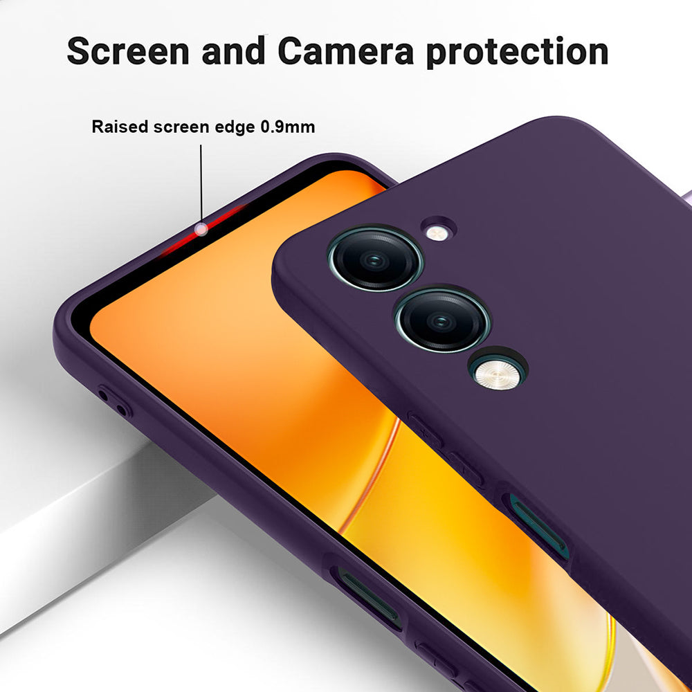 2 MM Liquid Silicone Case for iQOO Z10 Lite 5G / Vivo T4 Lite 5G