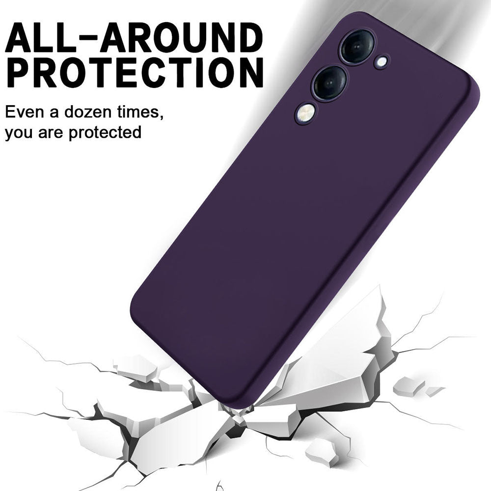 2 MM Liquid Silicone Case for iQOO Z10 Lite 5G / Vivo T4 Lite 5G
