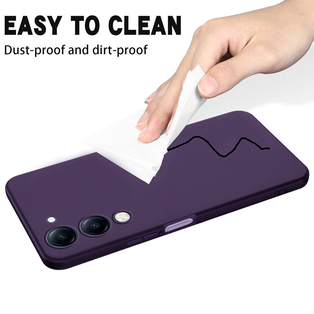 2 MM Liquid Silicone Case for iQOO Z10 Lite 5G / Vivo T4 Lite 5G