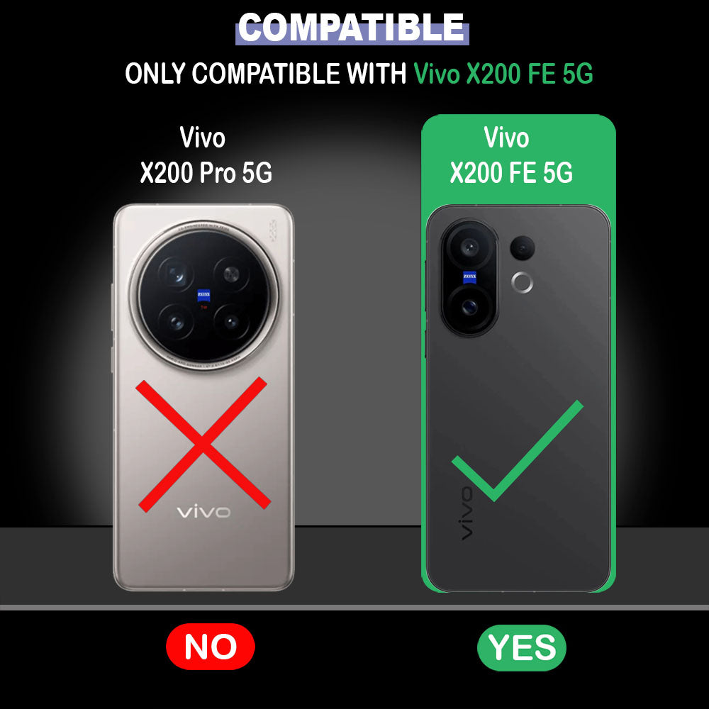 2 MM Liquid Silicone Case for Vivo X200 FE 5G