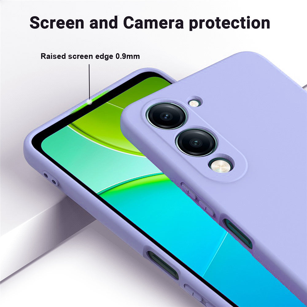 2 MM Liquid Silicone Case for Vivo Y04 4G / Y19e 4G / Y19 5G / Y29s 5G / T4 Lite 5G / iQOO Z10 Lite 5G