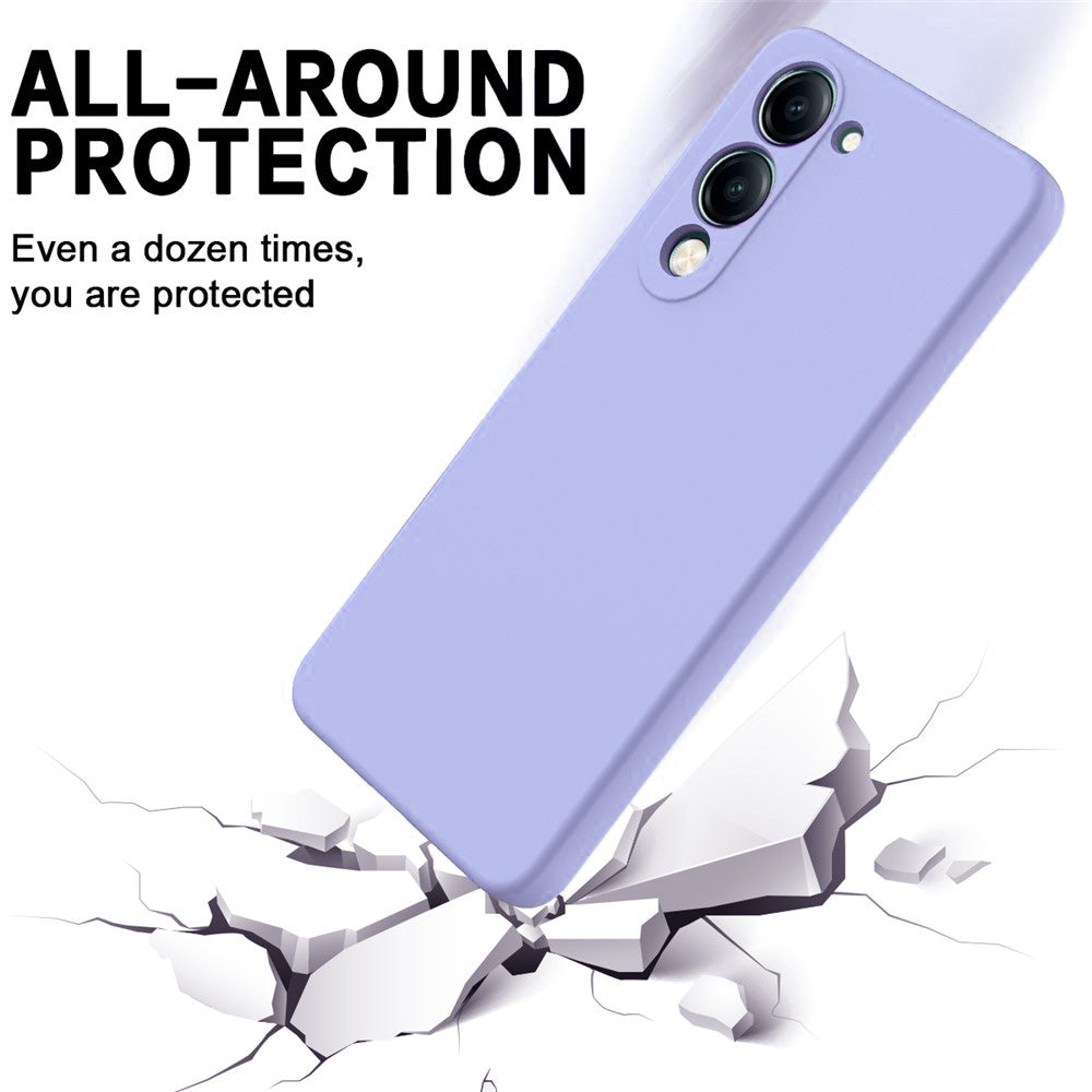 2 MM Liquid Silicone Case for Vivo Y04 4G / Y19e 4G / Y19 5G / Y29s 5G / T4 Lite 5G / iQOO Z10 Lite 5G