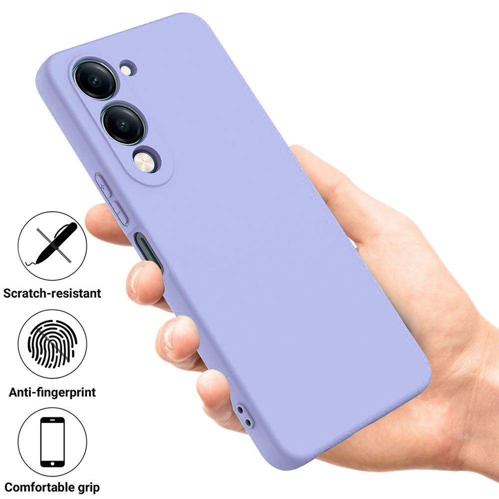 2 MM Liquid Silicone Case for Vivo Y04 4G / Y19e 4G / Y19 5G / Y29s 5G / T4 Lite 5G / iQOO Z10 Lite 5G