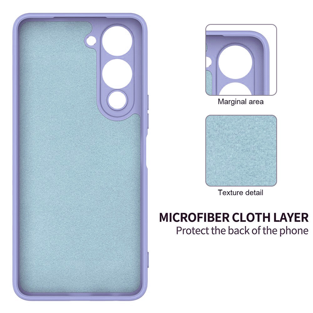 2 MM Liquid Silicone Case for Vivo Y04 4G / Y19e 4G / Y19 5G / Y29s 5G / T4 Lite 5G / iQOO Z10 Lite 5G