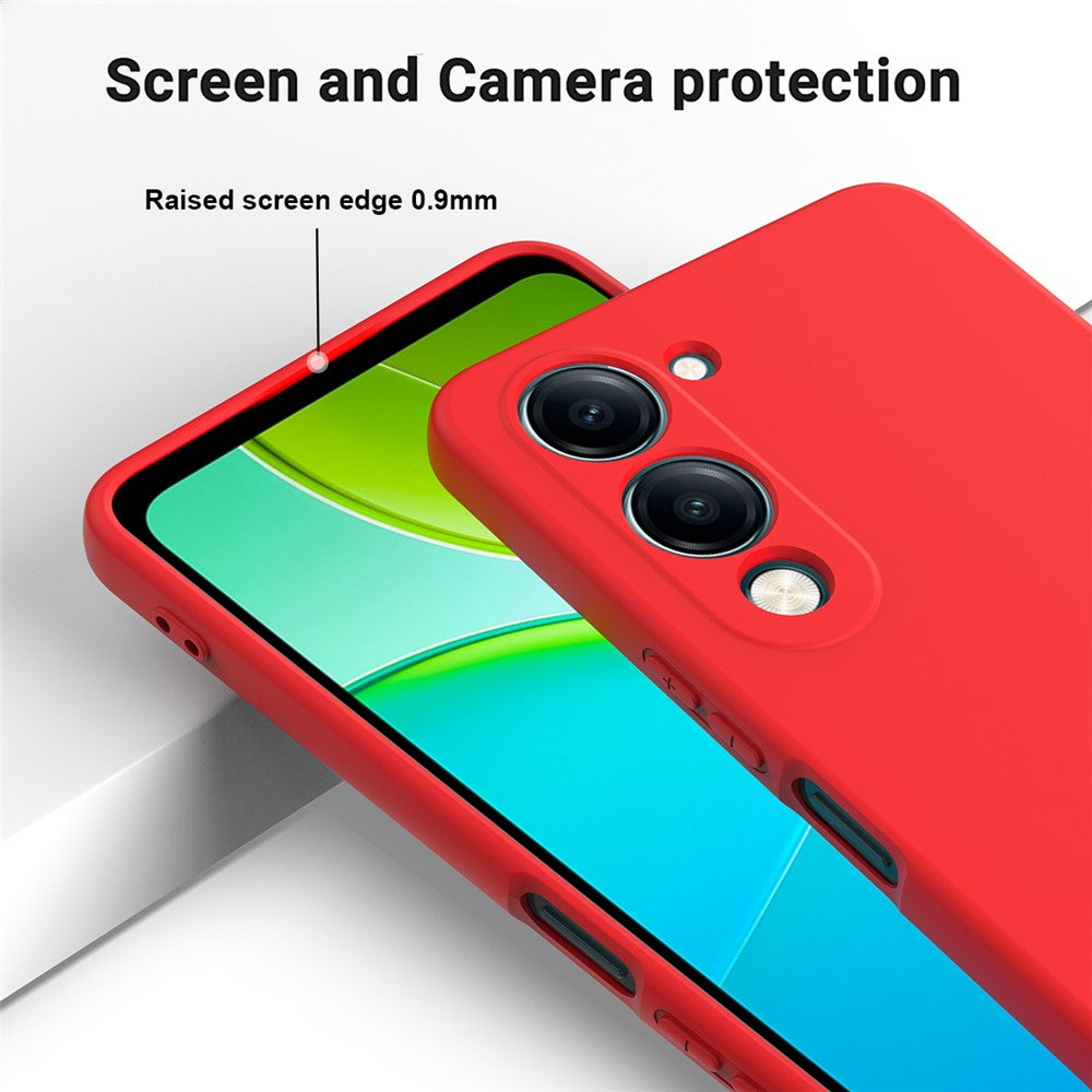 2 MM Liquid Silicone Case for Vivo Y04 4G / Y19e 4G / Y19 5G / Y29s 5G / T4 Lite 5G / iQOO Z10 Lite 5G