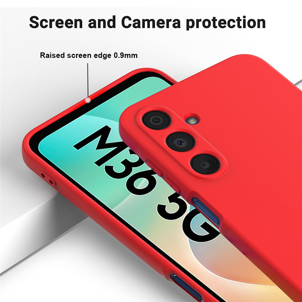 2 MM Liquid Silicone Case for Samsung Galaxy M36 5G / F36 5G