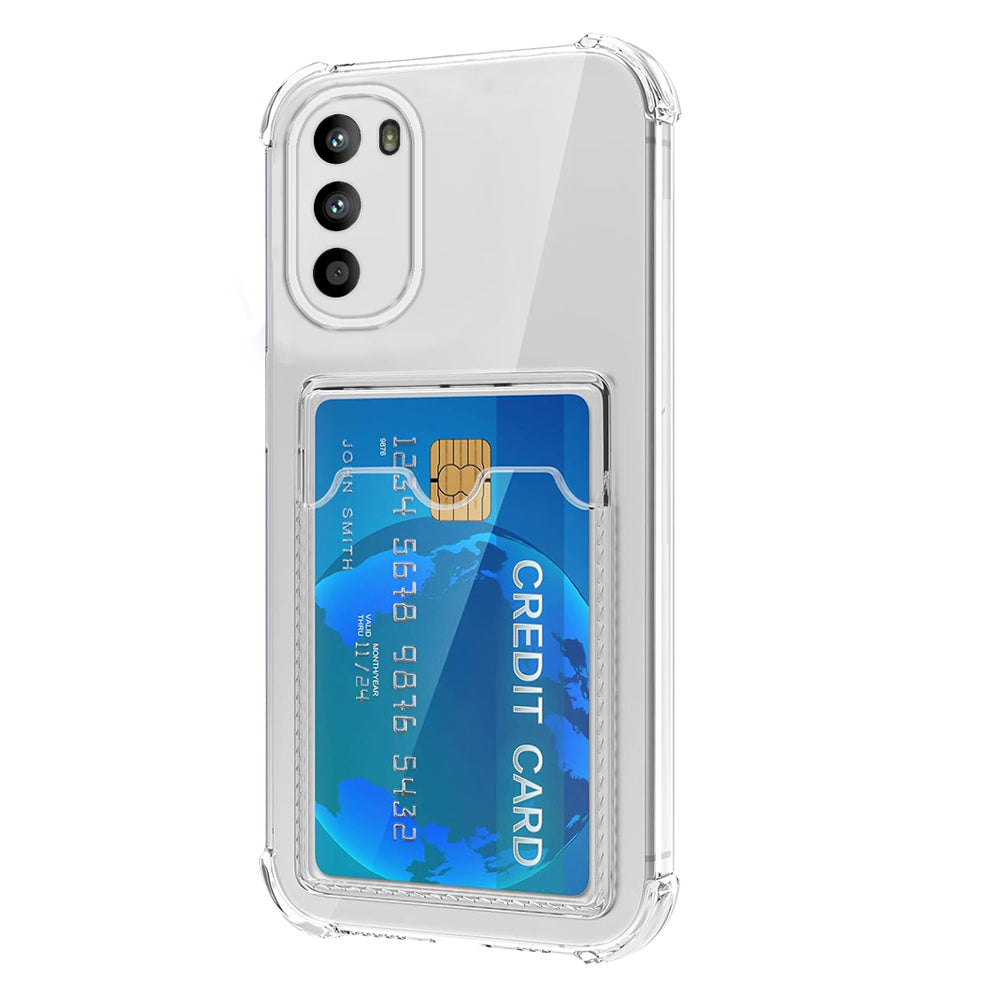 Hybrid Card Slot Back Cover for Motorola Moto G52 4G / G82 5G