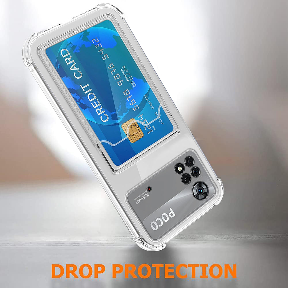 Hybrid Card Slot Back Cover for Poco X4 Pro 5G