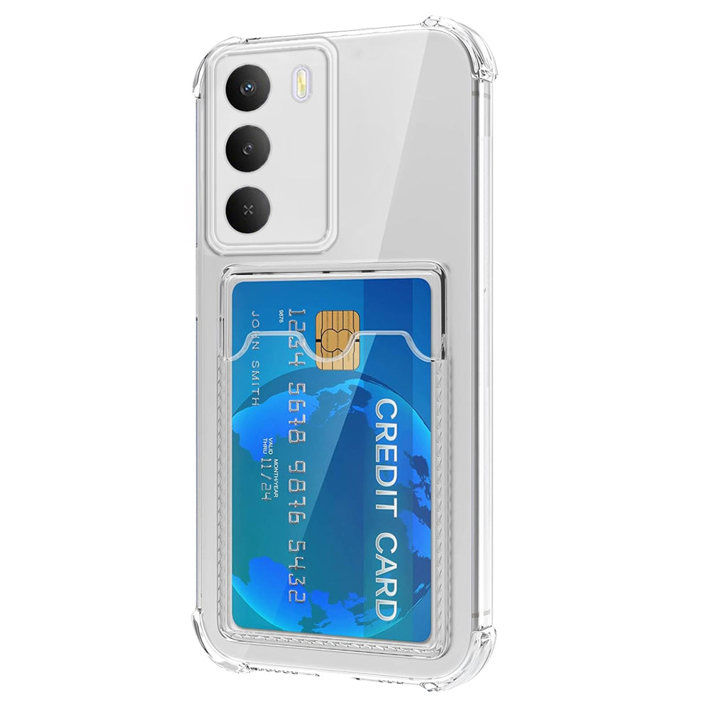 Hybrid Card Slot Back Cover for Realme C73 5G / C75 4G / C75 5G / Narzo 80 Lite 5G