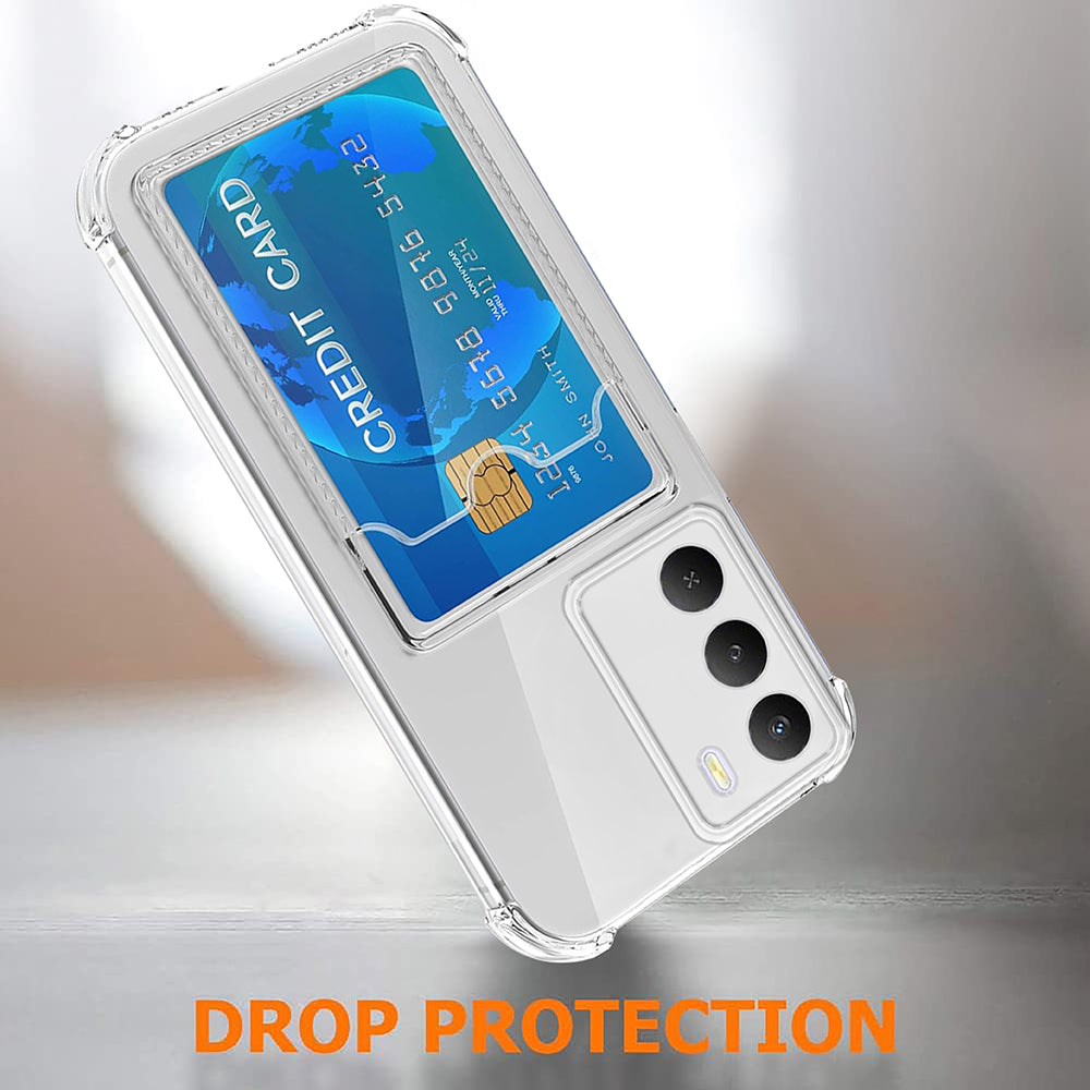 Hybrid Card Slot Back Cover for Realme C73 5G / C75 4G / C75 5G / Narzo 80 Lite 5G