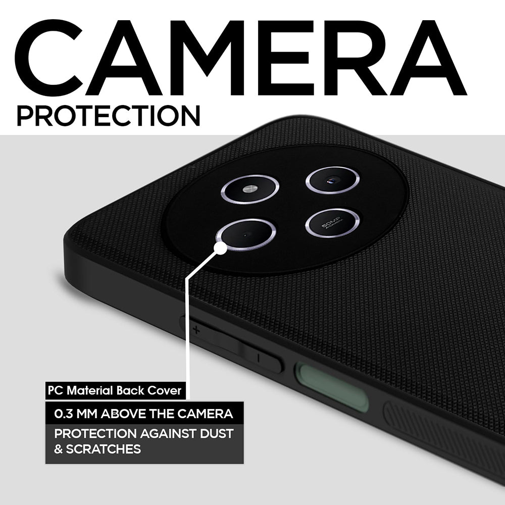 Leather PC TPU Cover for Mi Redmi A4 5G / 14C 5G / 14R 5G / Poco C75 5G