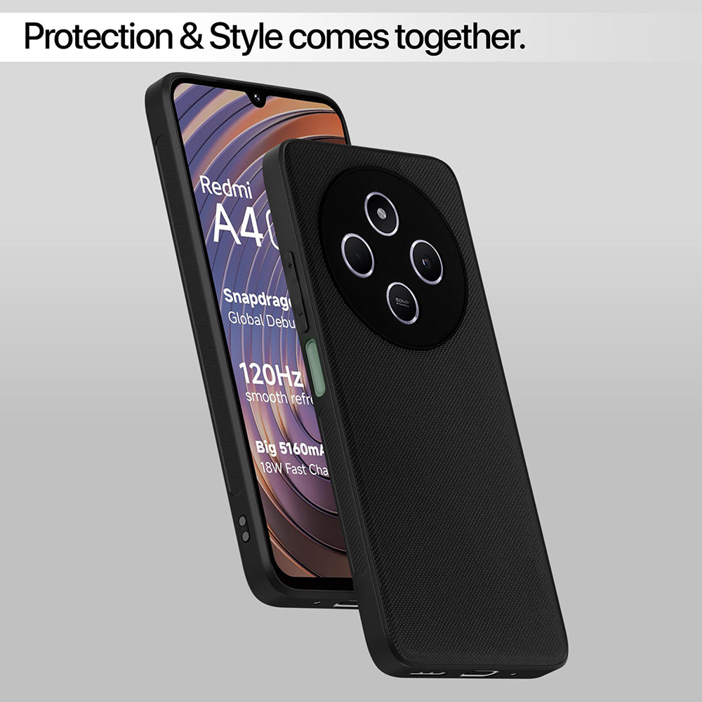 Leather PC TPU Cover for Mi Redmi A4 5G / 14C 5G / 14R 5G / Poco C75 5G